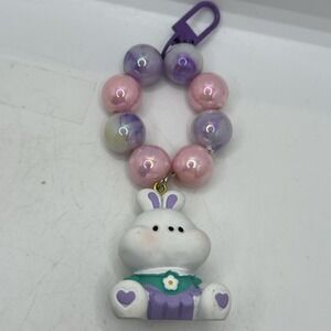 Handmade Cartoon Rabbit‎ Colorful Keychain Backpack Charms